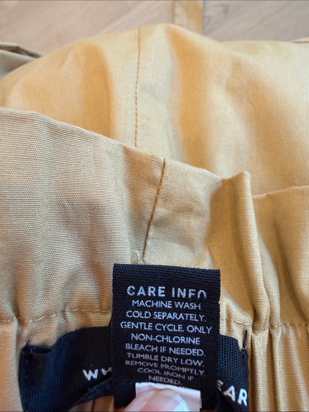 Who What Wear Camel Paperbag Midi Skirt with Self-Tie Belt - Picture 7 of 8